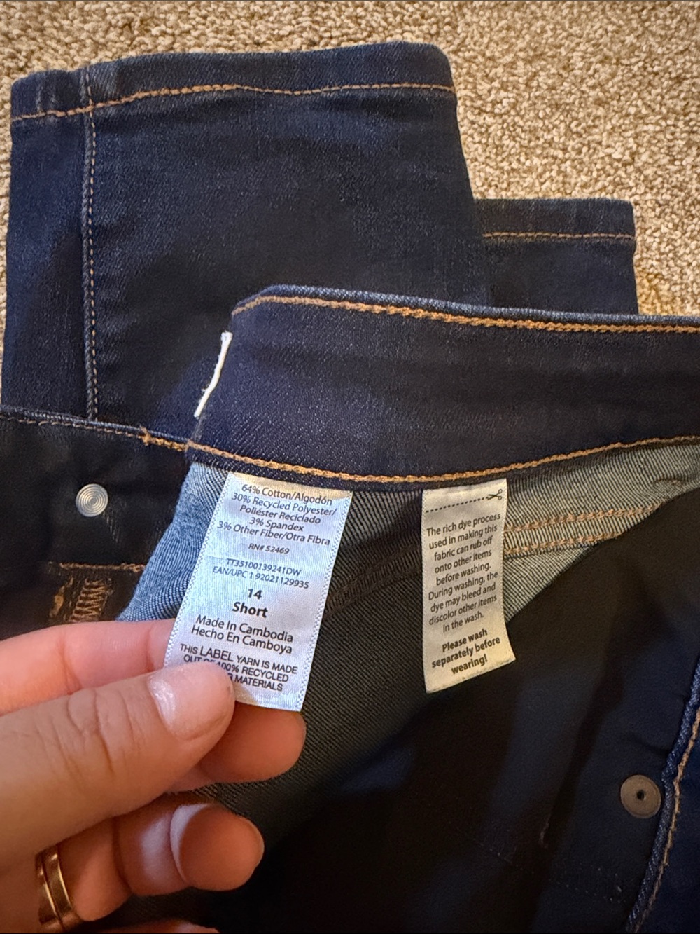 Time and Tru Dark Blue Skinny Jeans - Women's